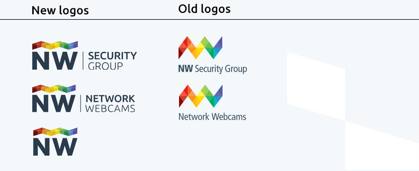 New vs old logos
